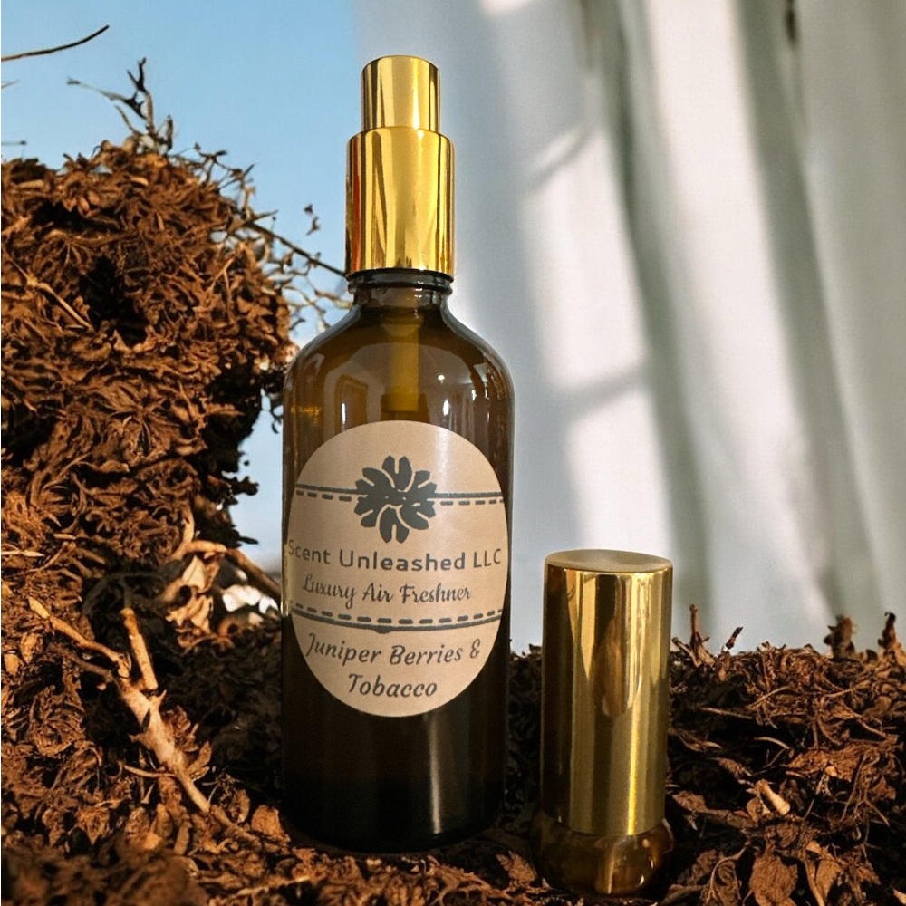 JUNIPER BERRIES & TOBACCO ROOM/CAR DEODORIZER..SCENT UNLEASHED LLC - Picture 2 of 2